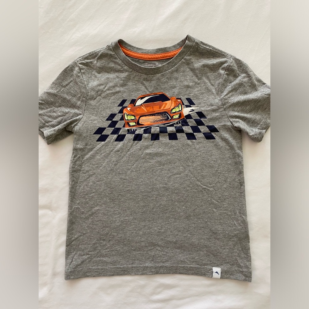 (KIDS) Tommy Bahama Race car tee. EUC. Size S.